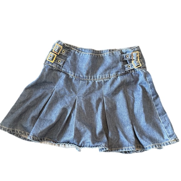 Princess Polly Blue Denim Y2K Skater Skirt *Please see measurements* - Picture 6 of 10